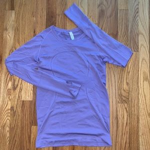 Lululemon swiftly long sleeve purple
